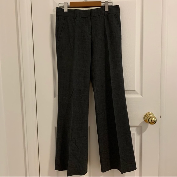 Theory Emery Tailor Trousers in Gray - Picture 3 of 7